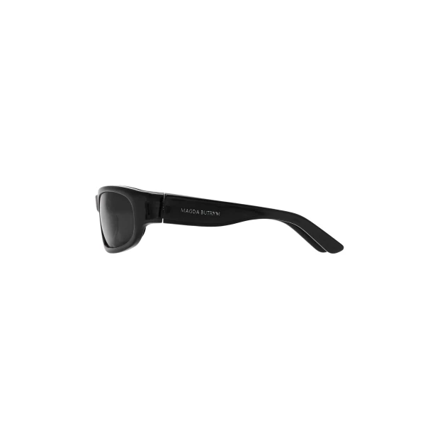 Rectangular sunglasses in black - Image 2