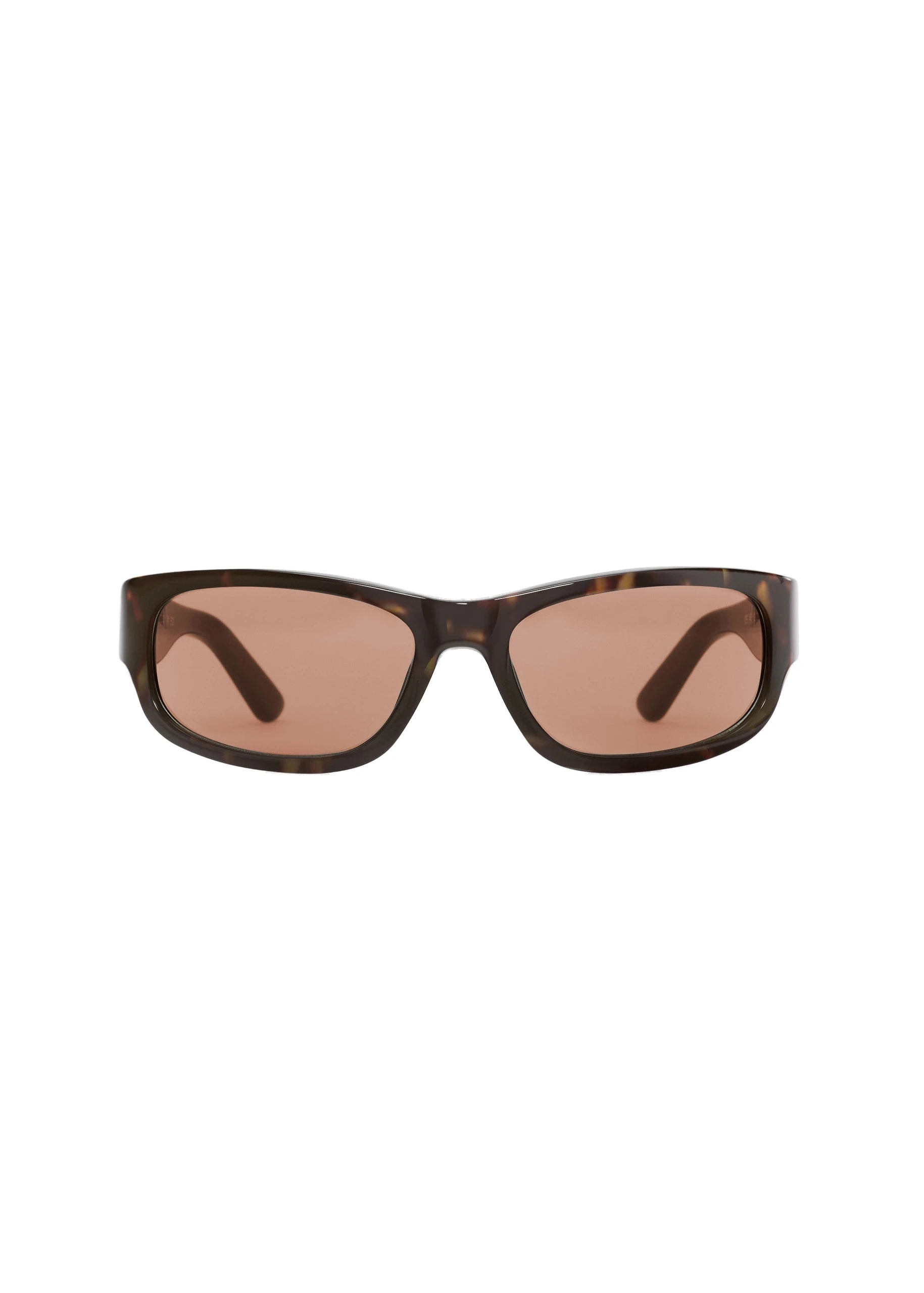 Magda Butrym Rectangular sunglasses in brown | Luxury Shoes Magda Butrym Rectangular sunglasses in brown