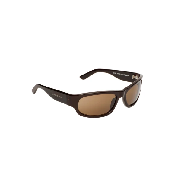 Rectangular sunglasses in milky brown - Image 2
