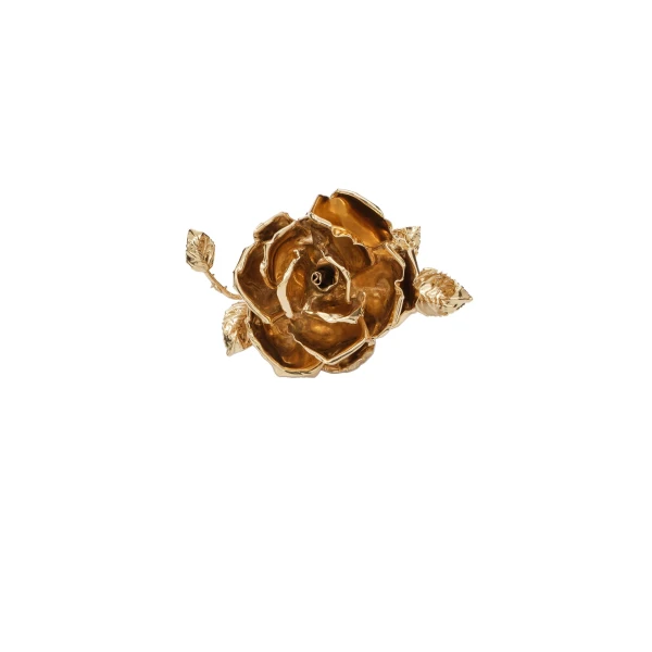 Rose ring in gold