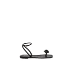 Magda Butrym Rose toe-post sandals in croco-embossed leather