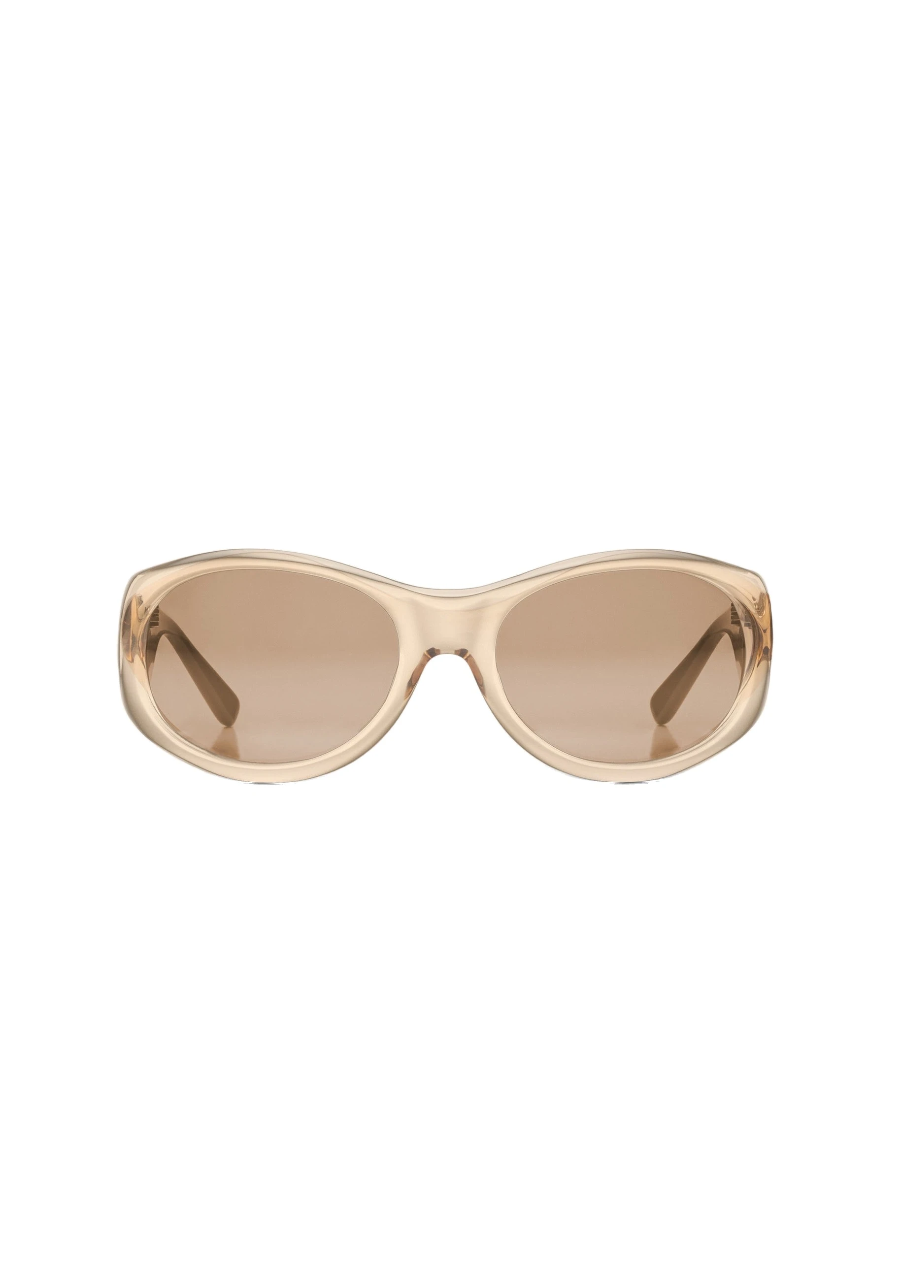 Magda Butrym Round sunglasses in beige | Luxury Shoes Magda Butrym Round sunglasses in beige