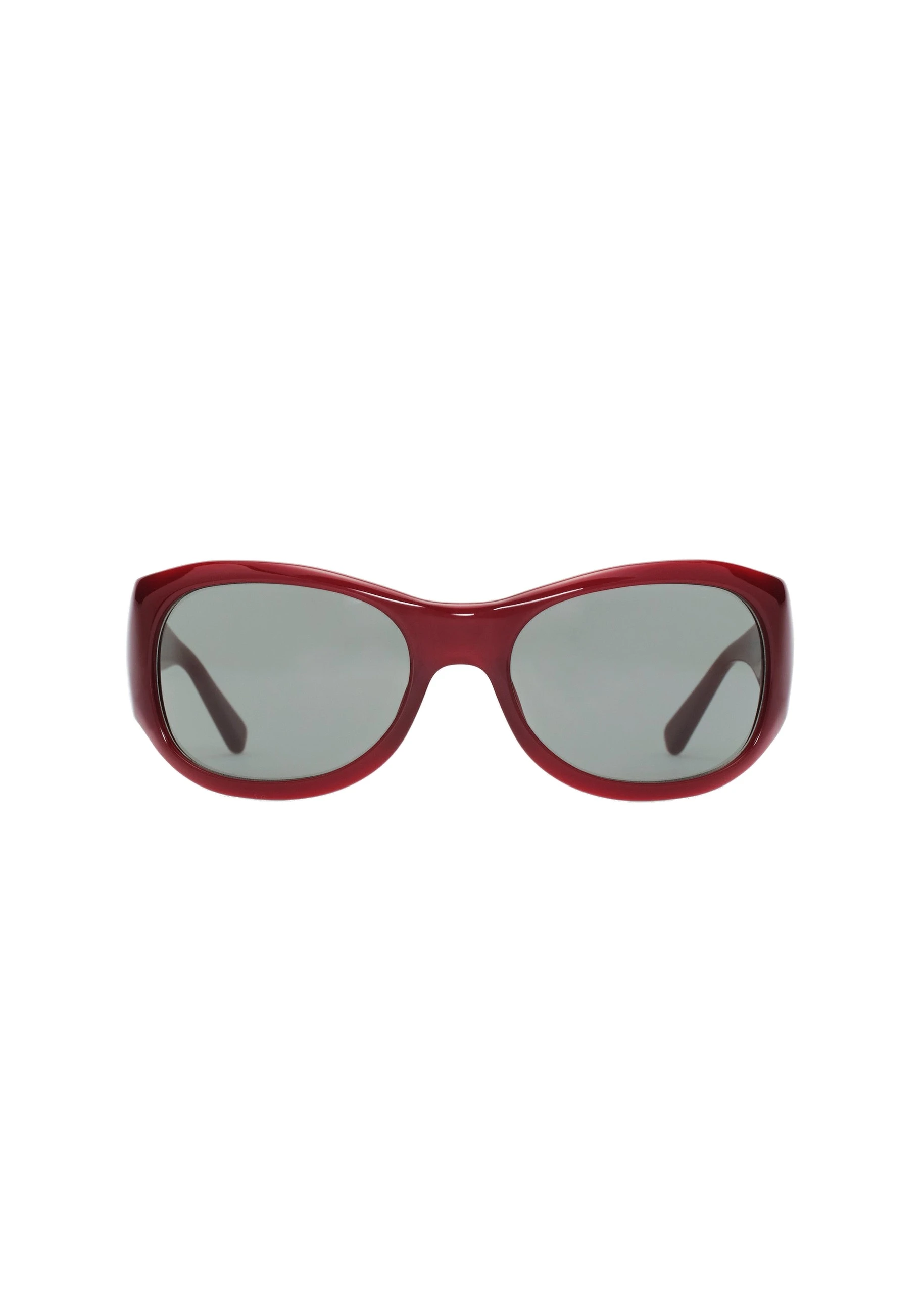 Magda Butrym Round sunglasses in burgundy | Luxury Shoes Magda Butrym Round sunglasses in burgundy