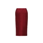 Magda Butrym Sculpted pencil skirt in red