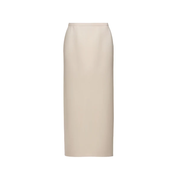 Seamless pencil skirt in cream