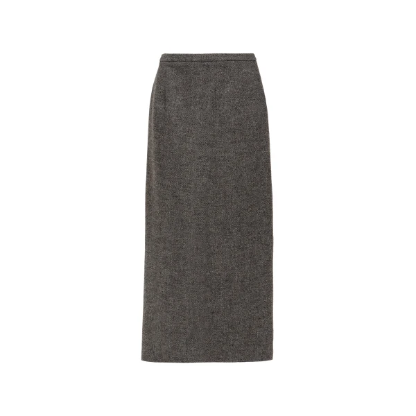 Seamless pencil skirt in grey