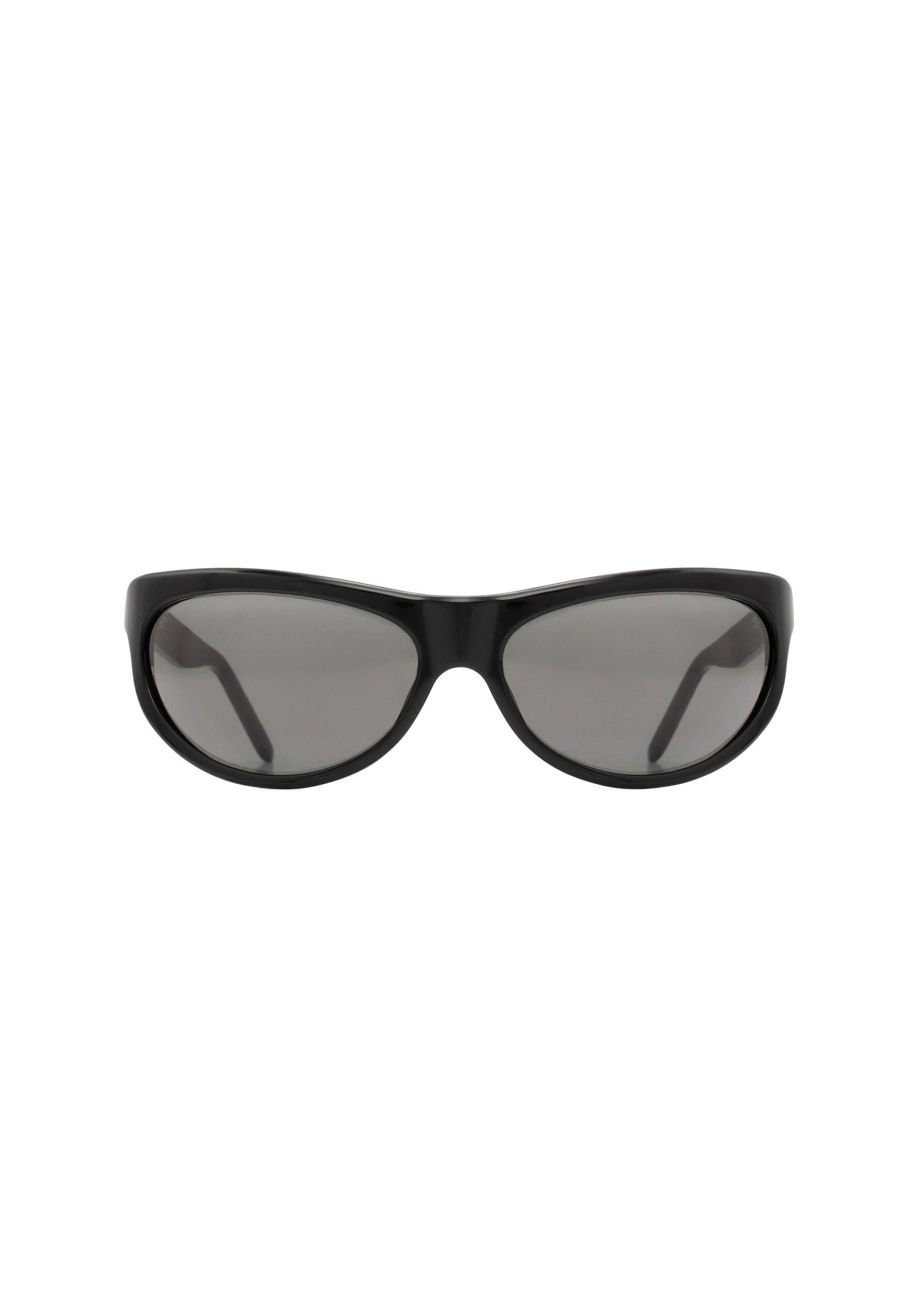 Magda Butrym Semi-round sunglasses in black | Luxury Shoes Magda Butrym Semi-round sunglasses in black