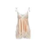 Magda Butrym Silk lace-trim camisole in peach