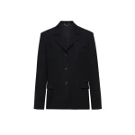 Magda Butrym Straight-cut wool blazer in black
