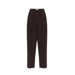 Magda Butrym Straight-leg wool blend trousers in brown