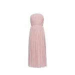 Magda Butrym Strapless pleated corset dress in pink