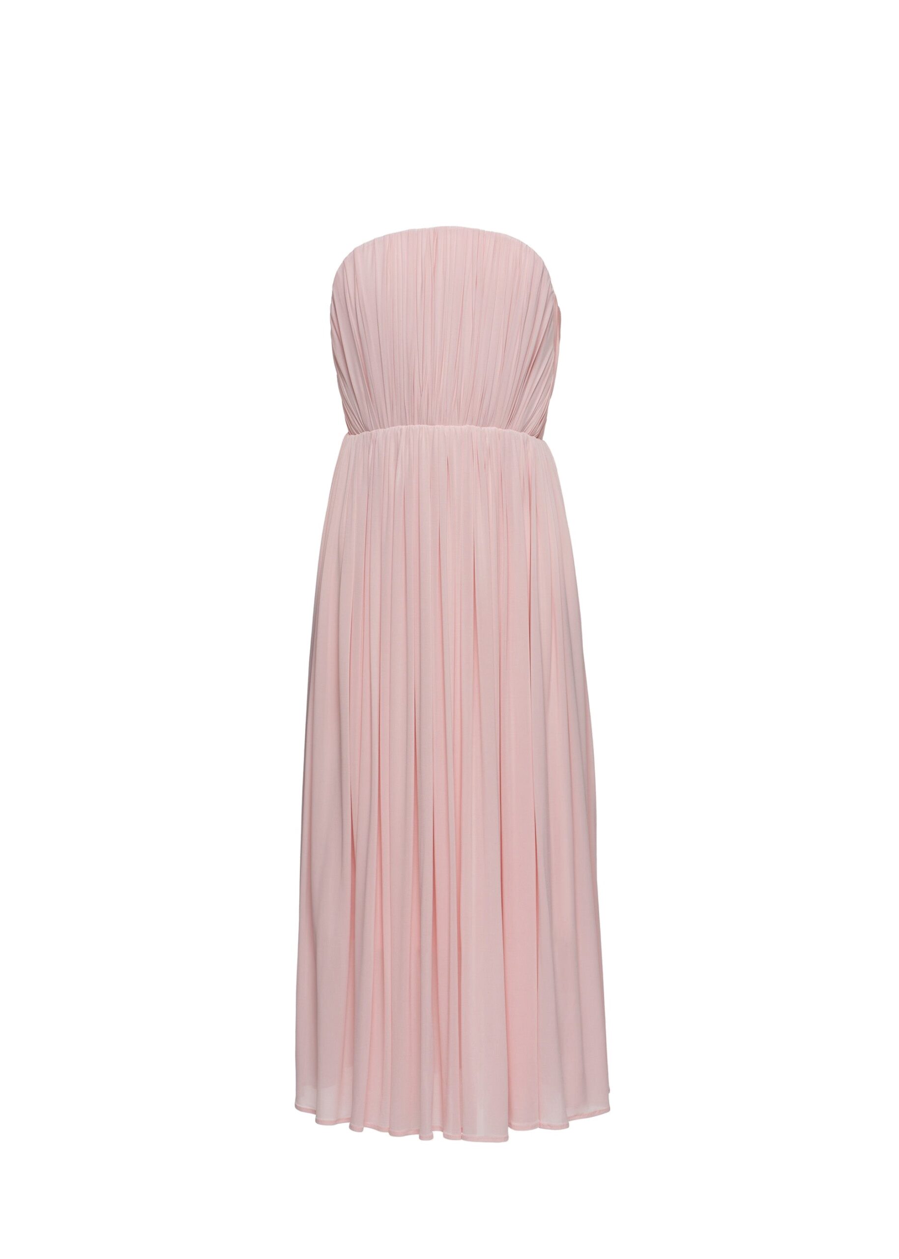 Magda Butrym Strapless pleated corset dress in pink | Luxury Shoes Magda Butrym Strapless pleated corset dress in pink