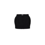 Magda Butrym Tailored bouclé mini skirt in black