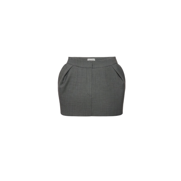 Magda Butrym Tailored mini skirt in grey