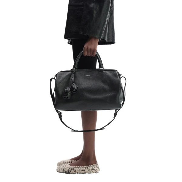 Varsovia bag in black leather - Image 6