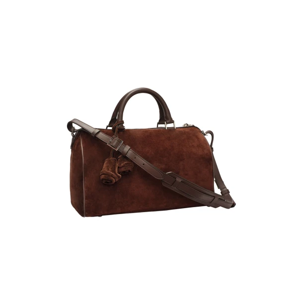 Varsovia bag in brown suede - Image 2