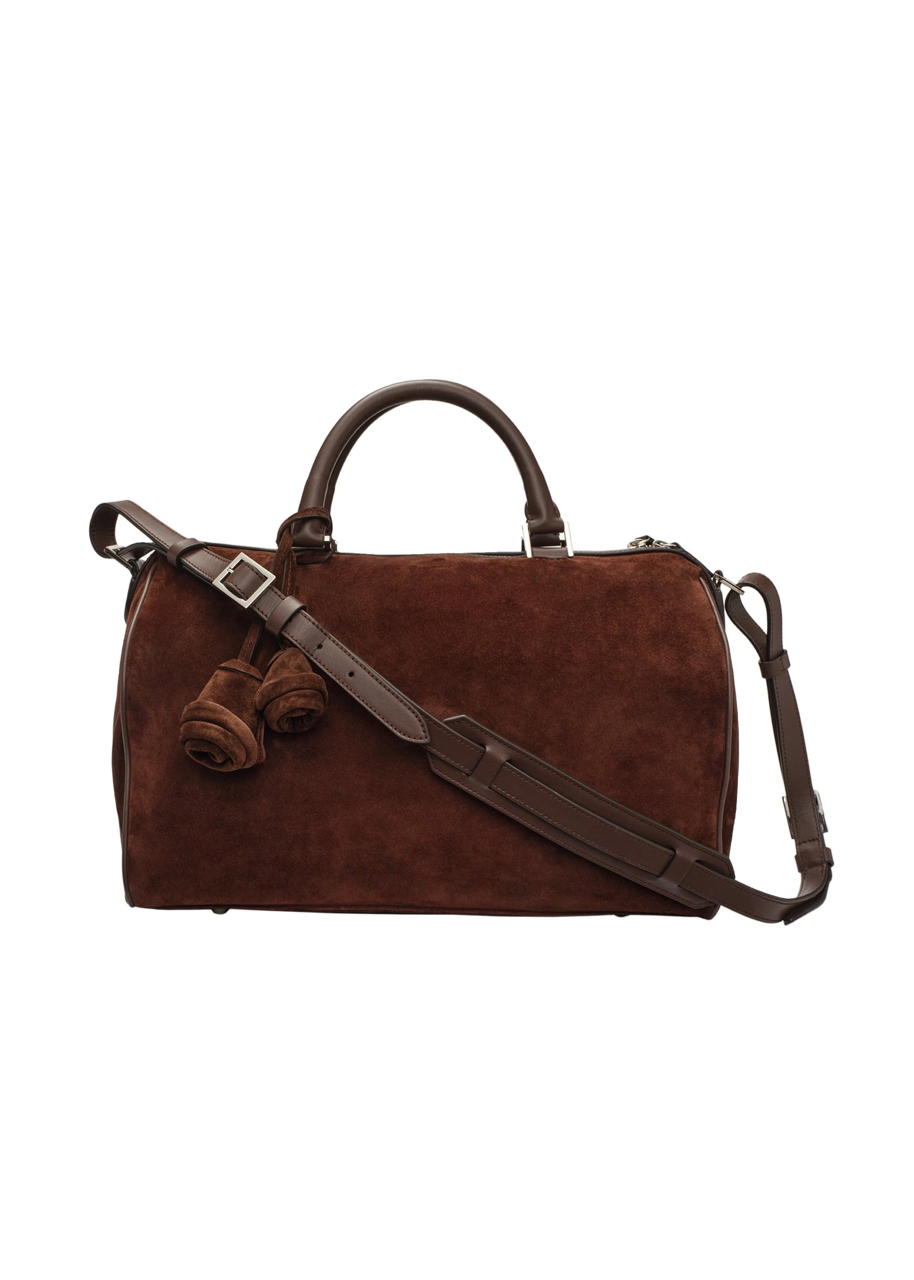 Magda Butrym Varsovia bag in brown suede | Luxury Shoes Magda Butrym Varsovia bag in brown suede