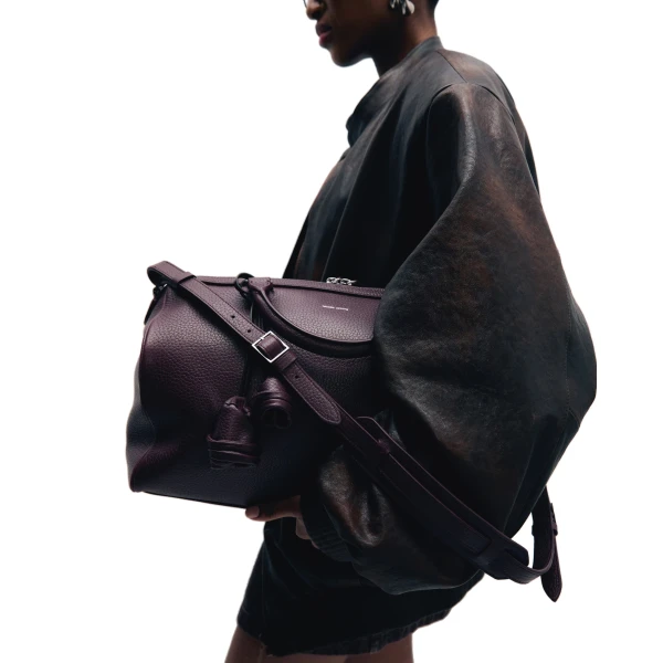 Varsovia bag in burgundy leather - Image 6