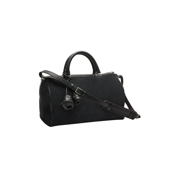 Varsovia bag in grey suede - Image 2