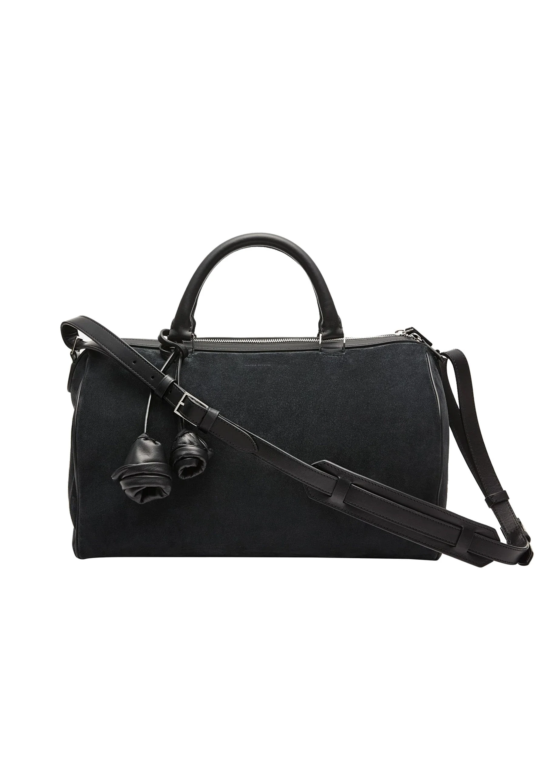 Magda Butrym Varsovia bag in grey suede | Luxury Shoes Magda Butrym Varsovia bag in grey suede