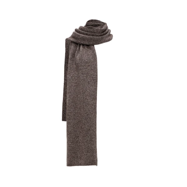 Wool scarf in brown