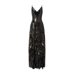 Marmar Halim A-Line Sequins Dress With Chiffon Details