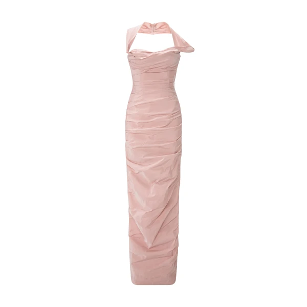 Marmar Halim Asymmetrical Taffeta Dress