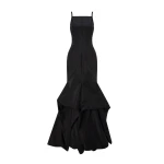 Marmar Halim Fish-Cut Taffeta Dress