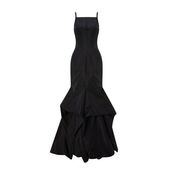 Marmar Halim Fish-Cut Taffeta Dress