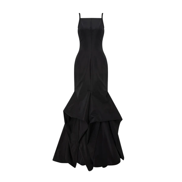 Marmar Halim Fish-Cut Taffeta Dress