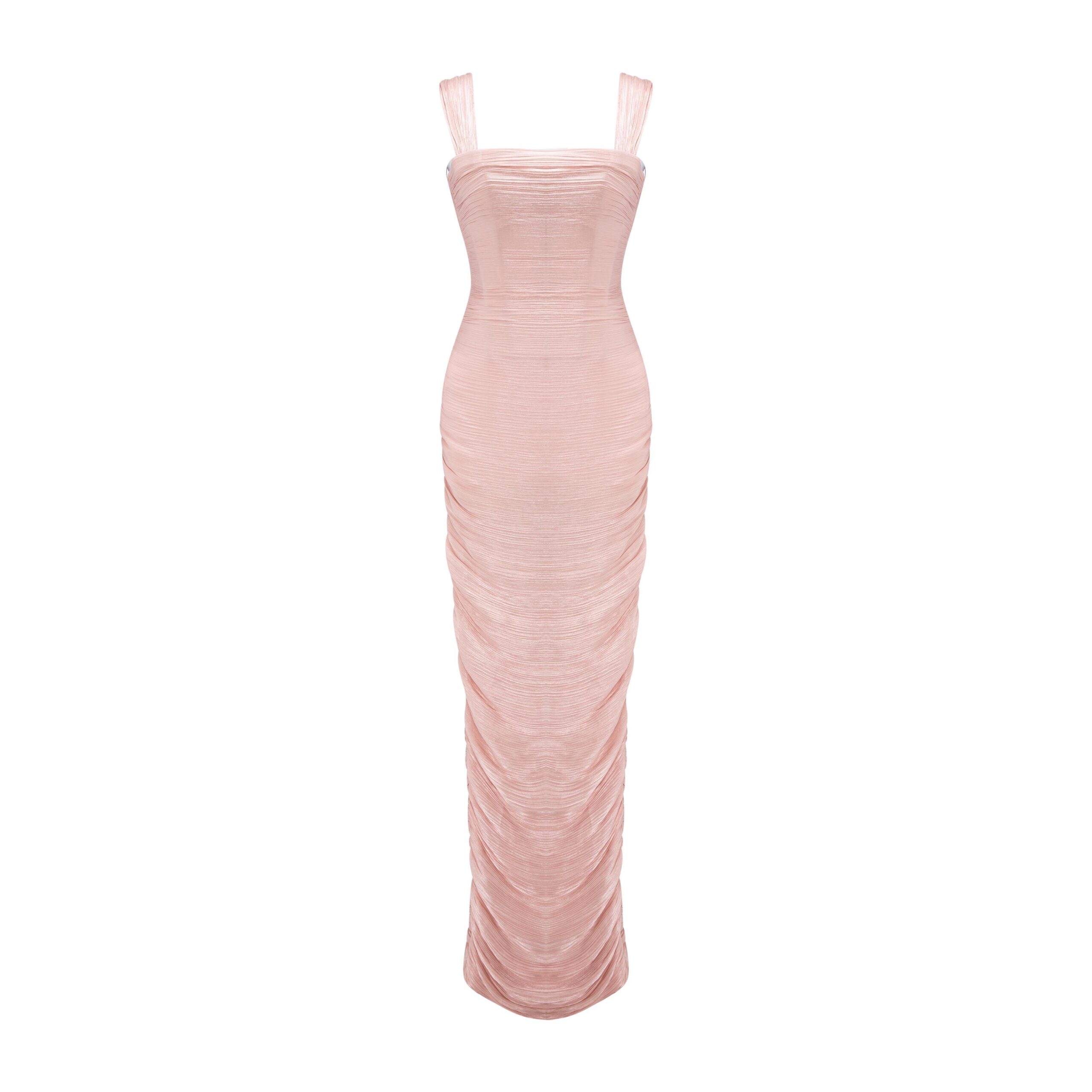Marmar Halim Hand Pleated Silk Dress Marmar Halim Hand Pleated Silk Dress