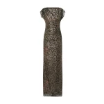 Marmar Halim High-Neck Sequins Dress in Black