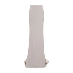 Marmar Halim Long Satin Skirt