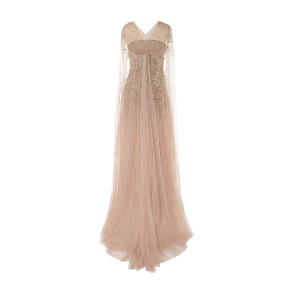 neutrals tulle dress