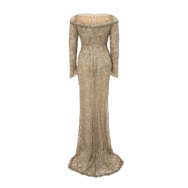 green lace dress