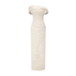 Marmar Halim Off-Shoulder Taffeta Dress With Wire Outline