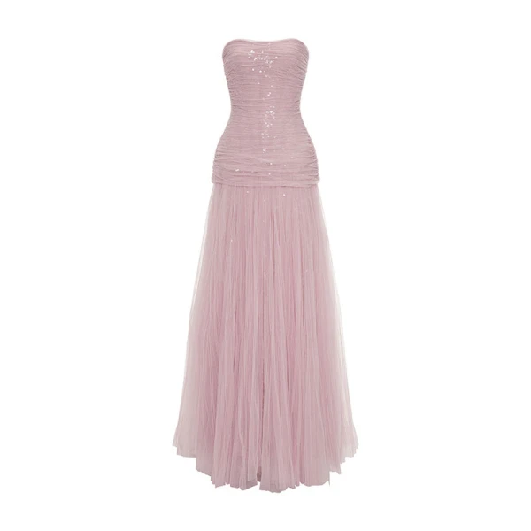 pink tulle dress