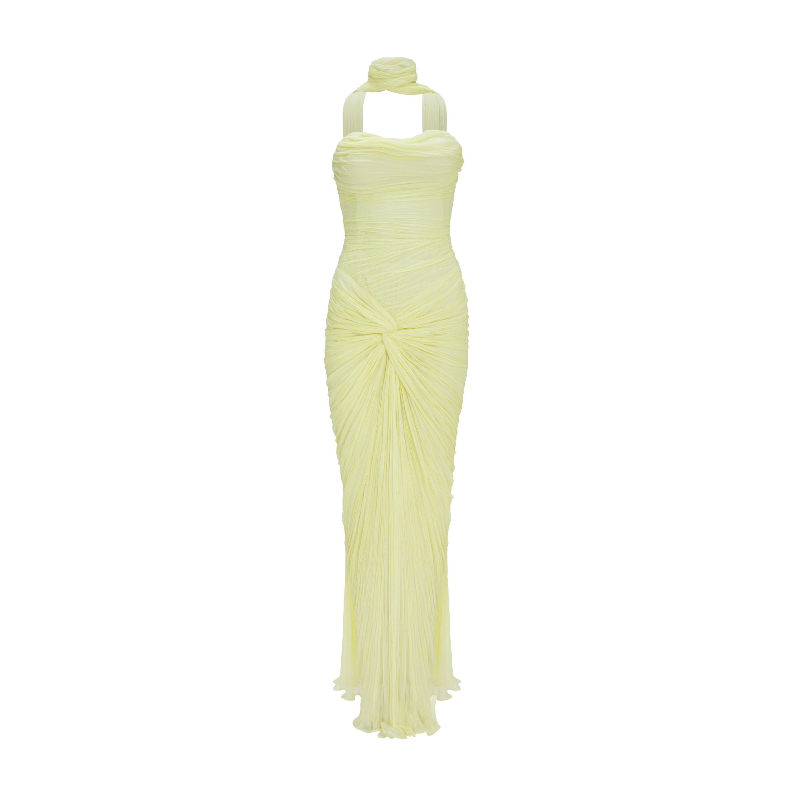 Marmar Halim Ruched-Sash Silk Gown Marmar Halim Ruched-Sash Silk Gown