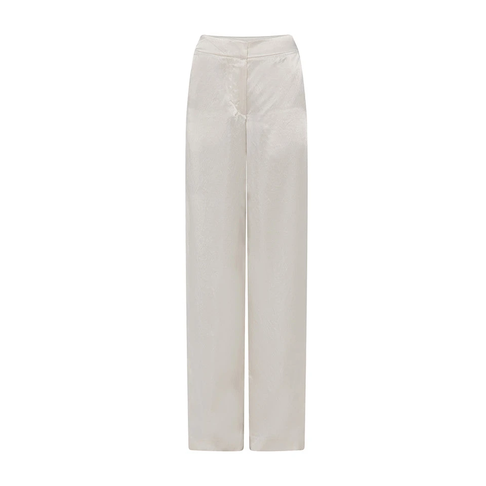 Marmar Halim Satin Straight Cut Pants Marmar Halim Satin Straight Cut Pants