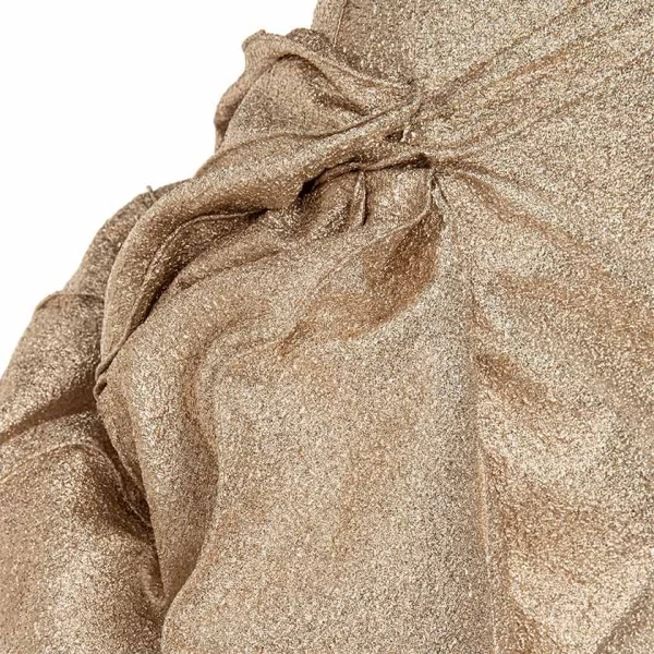 beige jacquard dress