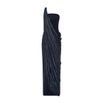 Marmar Halim Strapless Crepe Dress With Pleated Satin Cape And Embroidery Brooch