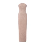 Marmar Halim Strapless Embroidered Dress in Pink