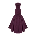 Marmar Halim Strapless Fish-Cut Jacquard Dress