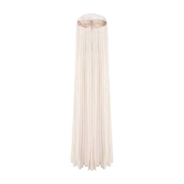 ivory silk dress