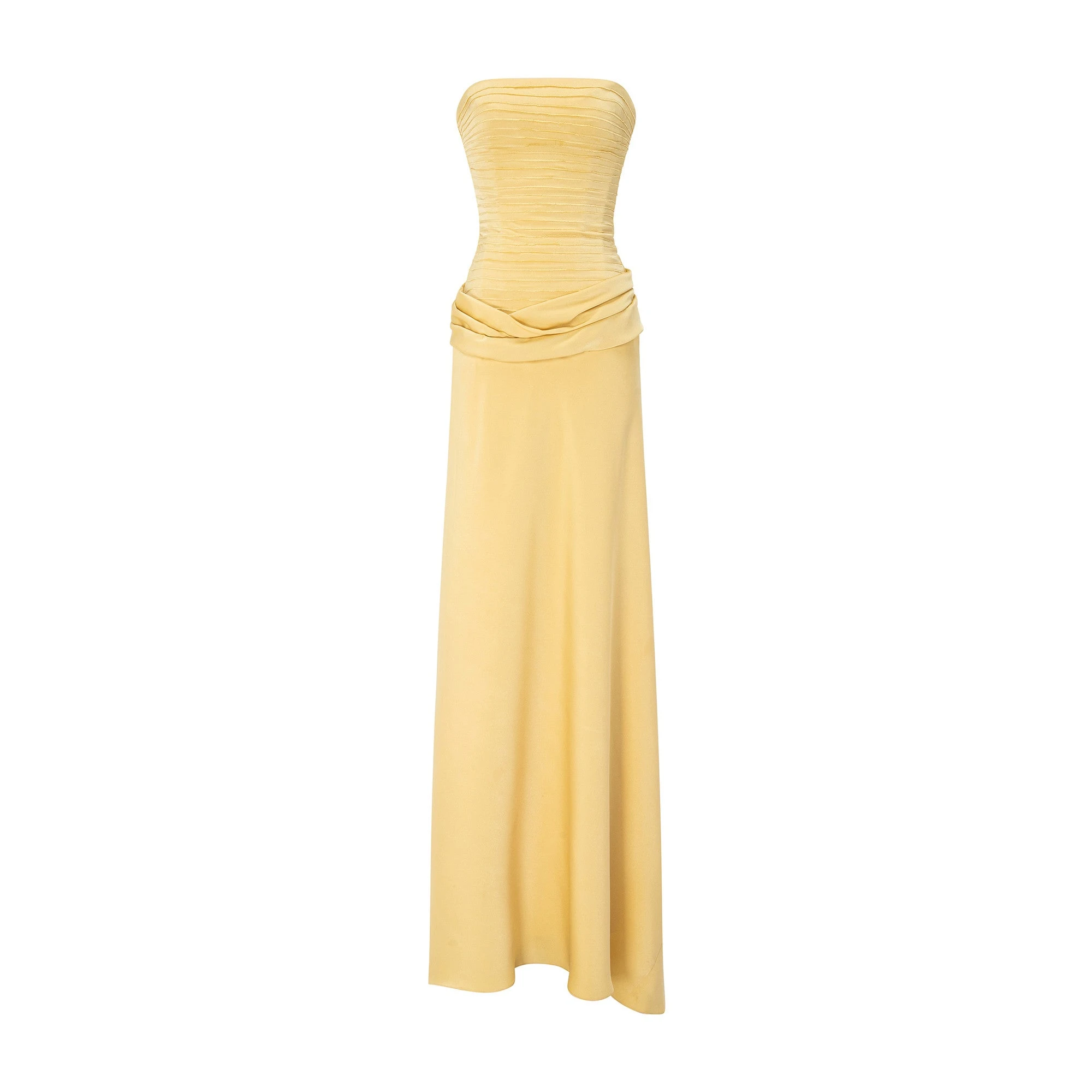 Marmar Halim Strapless Satin Dress Marmar Halim Strapless Satin Dress