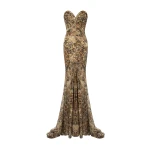Marmar Halim Strapless Sequins Dress