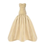 Marmar Halim Strapless Taffeta Dress