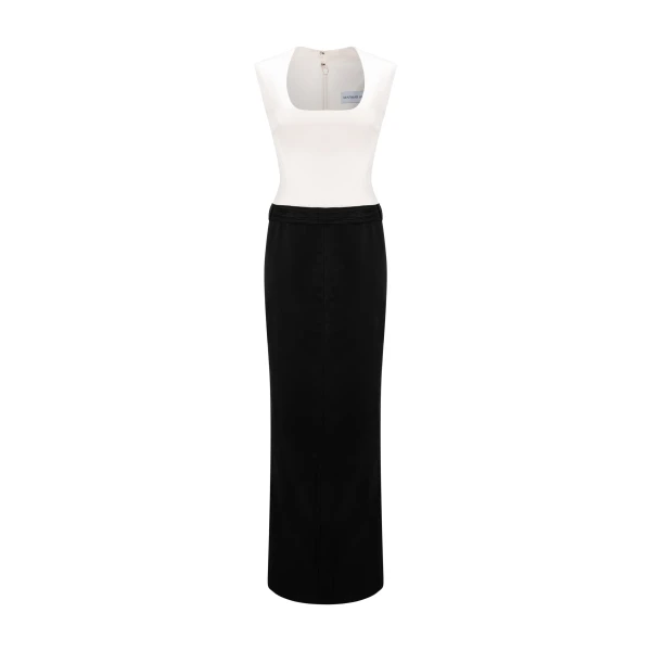 Marmar Halim Two-Tone Satin Dress