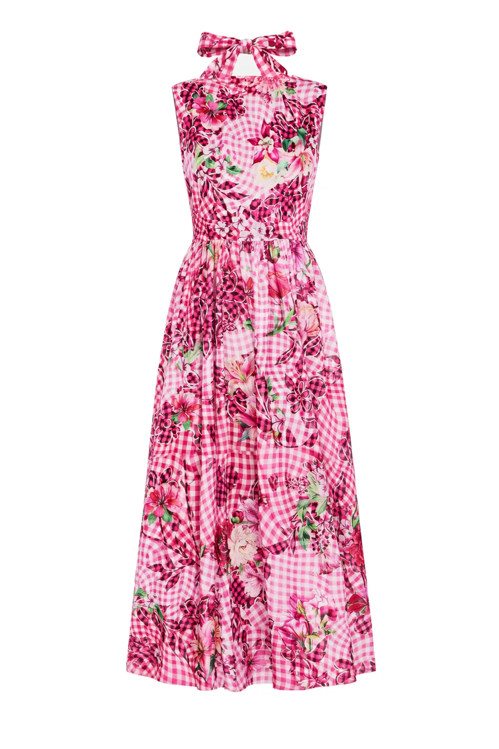 Mary Katrantzou Alma Dress Fleur Cherry - Dresses - British Romantic Luxury at Luxury Shoes Mary Katrantzou dress