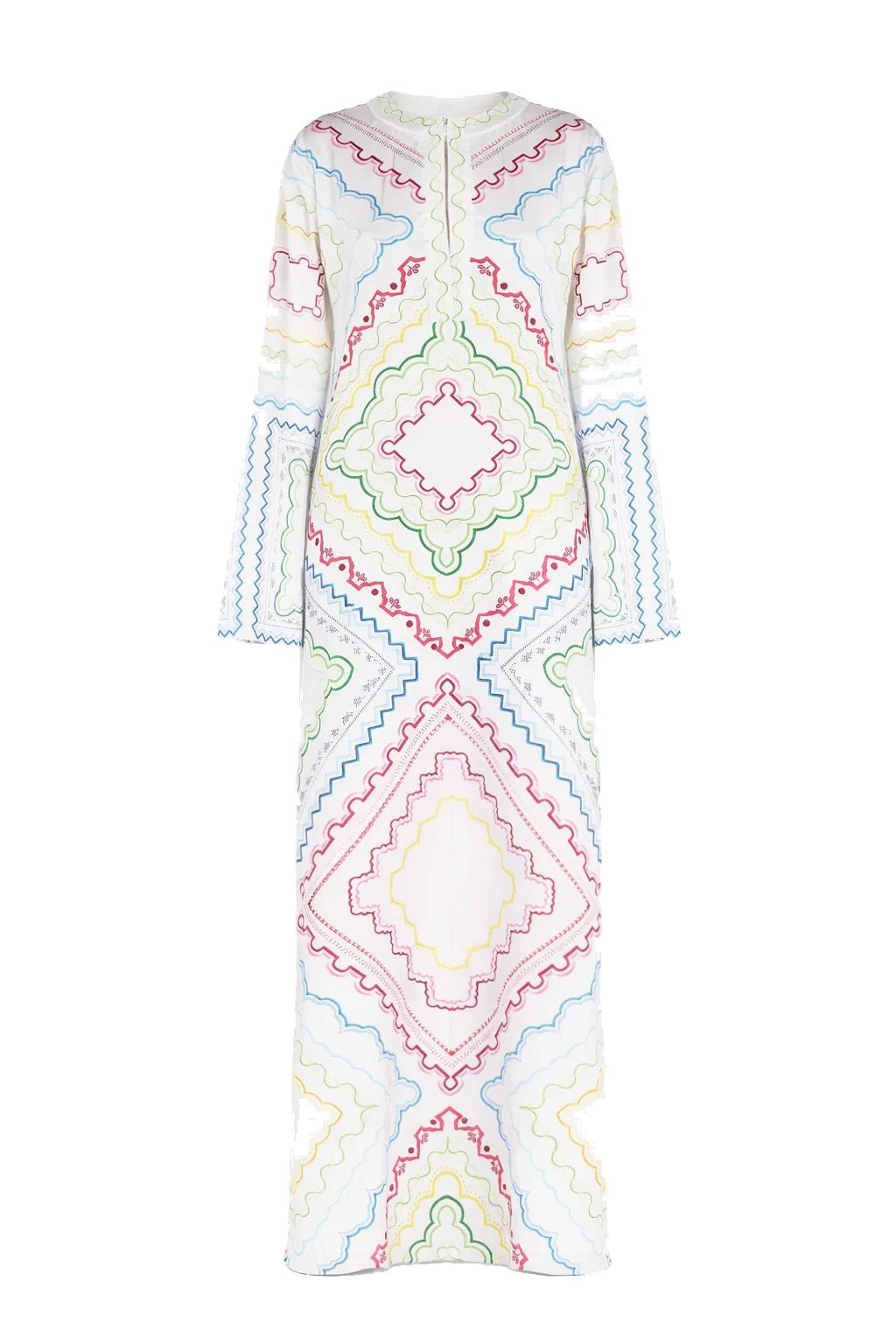 Mary Katrantzou Collins Kaftan Dress Blanchetto - Dresses - British Romantic Luxury at Luxury Shoes Mary Katrantzou dress